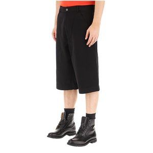 Kenzo Men's Black Casual Chino Shorts Size 29 Made in Italy